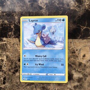 6/15 Lapras McDonald’s Happy Meal 2022 Pokémon Card Basic Wintry Call